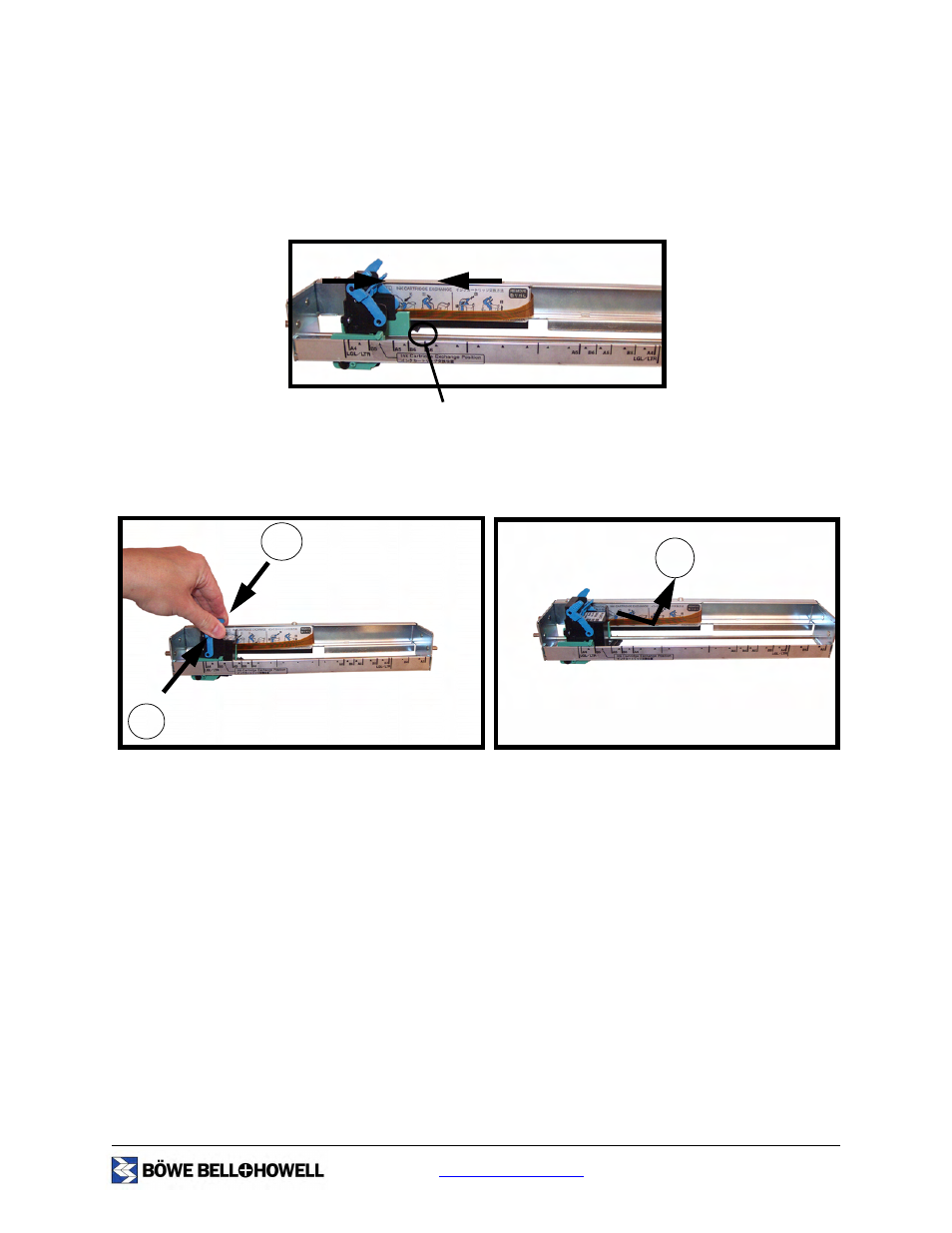 Removing the ink cartridge | Bowe, Bell + Howell S006830 User Manual | Page 119 / 142