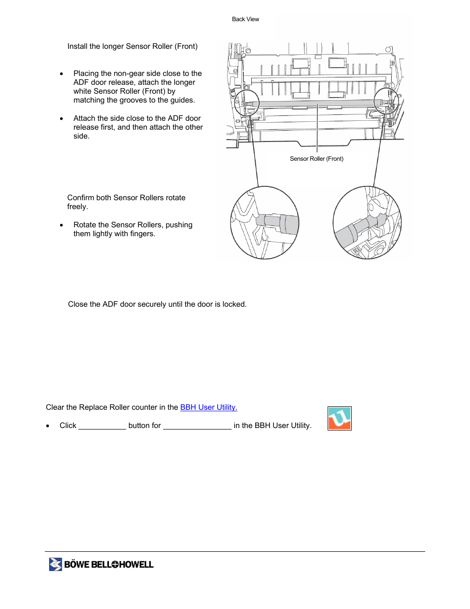 Clear the counter | Bowe, Bell + Howell 1400 User Manual | Page 70 / 108