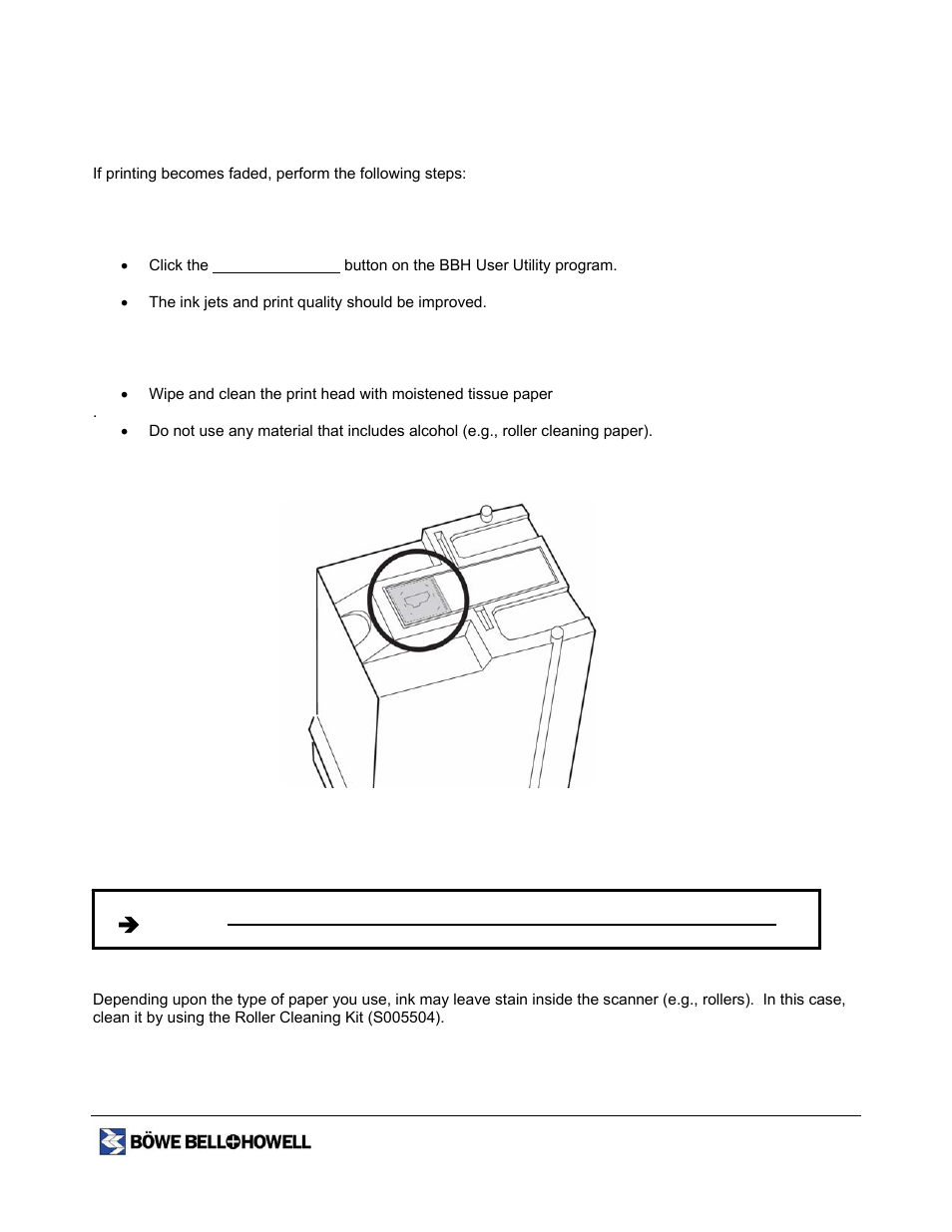 Cleaning the ink cartridge | Bowe, Bell + Howell 1400 User Manual | Page 90 / 108