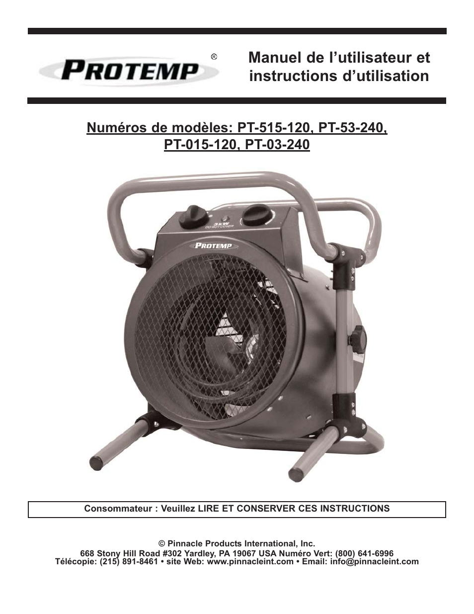 ProTemp PT-03-240 User Manual | Page 17 / 24