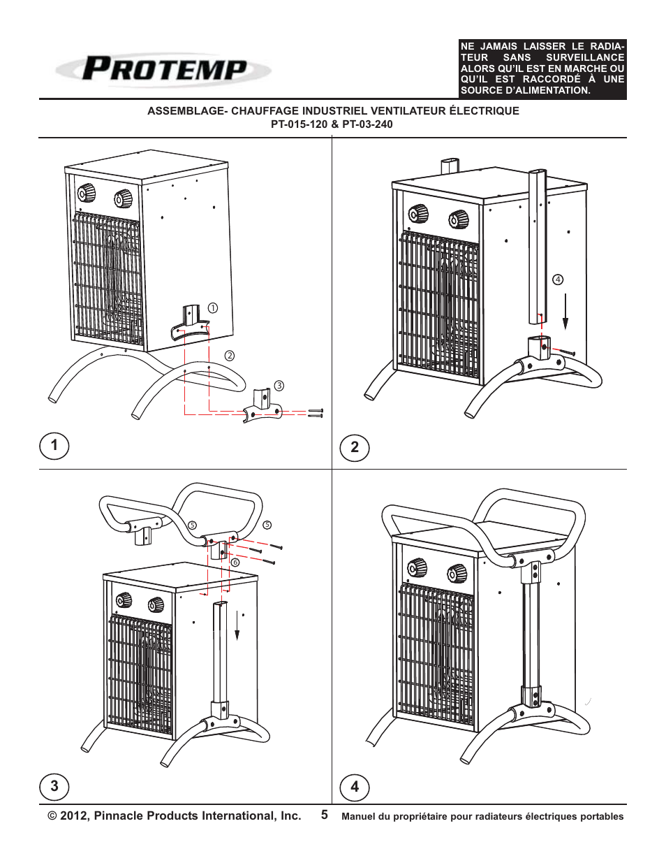 ProTemp PT-03-240 User Manual | Page 21 / 24