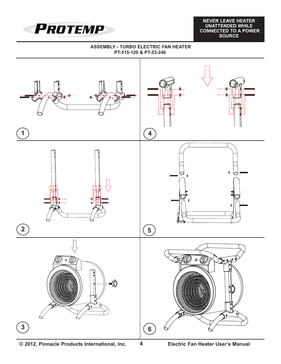 ProTemp PT-03-240 User Manual | Page 4 / 24