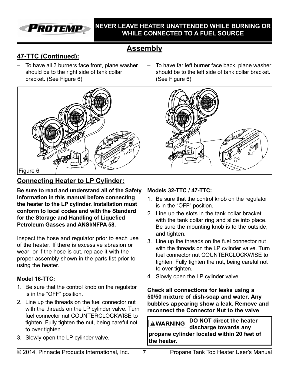 Assembly | ProTemp PT-32-TTC User Manual | Page 8 / 16