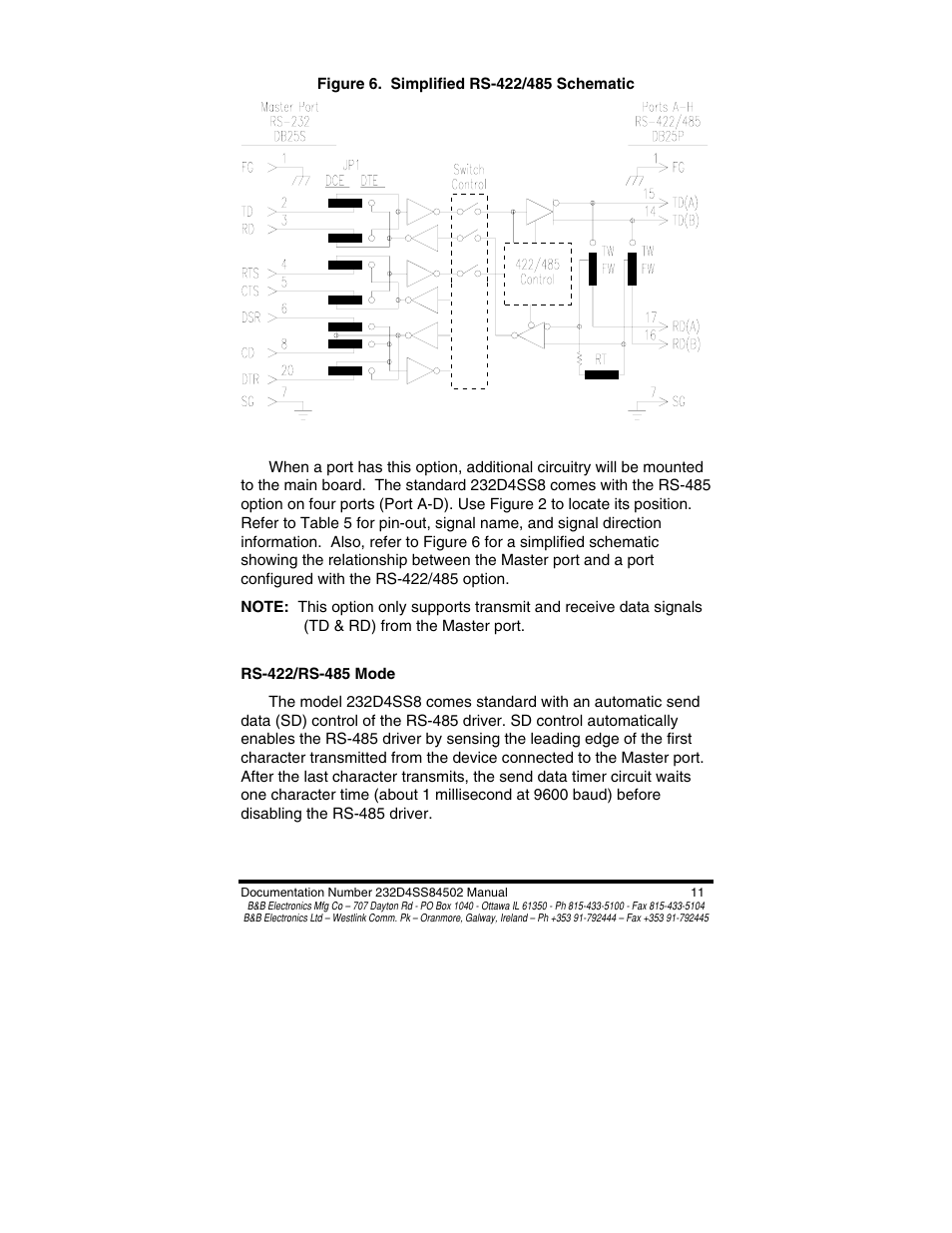 B&B Electronics 8 PORT SMART SWITCH CE 232D4SS8 User Manual | Page 13 / 29