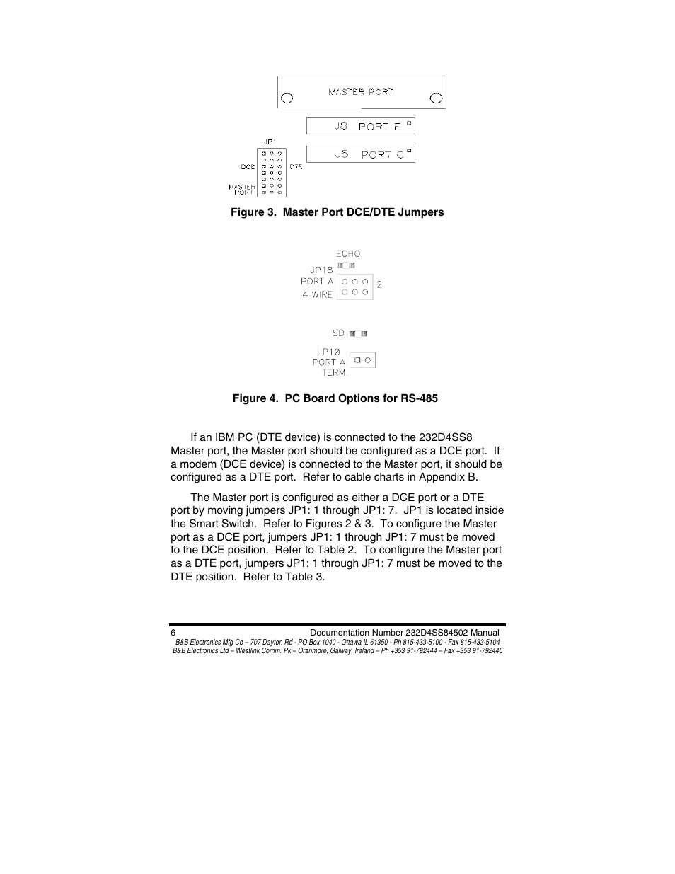 B&B Electronics 8 PORT SMART SWITCH CE 232D4SS8 User Manual | Page 8 / 29