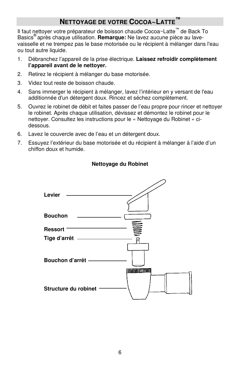 West Bend Back to Basics Cocoa~Latte User Manual | Page 18 / 40