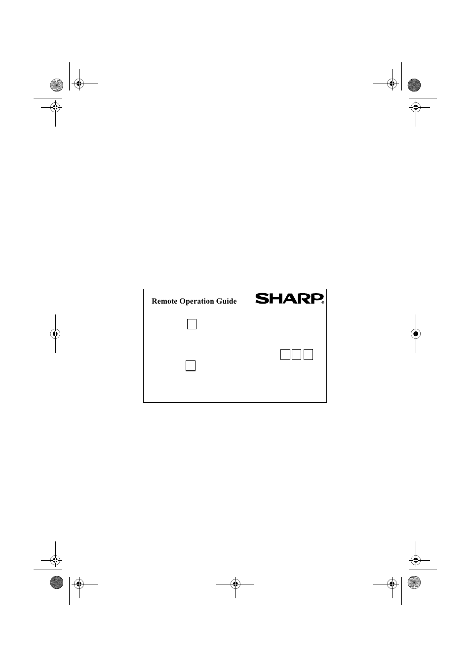 Remote operation card | West Bend Back to Basics UX-CC500 User Manual | Page 133 / 139