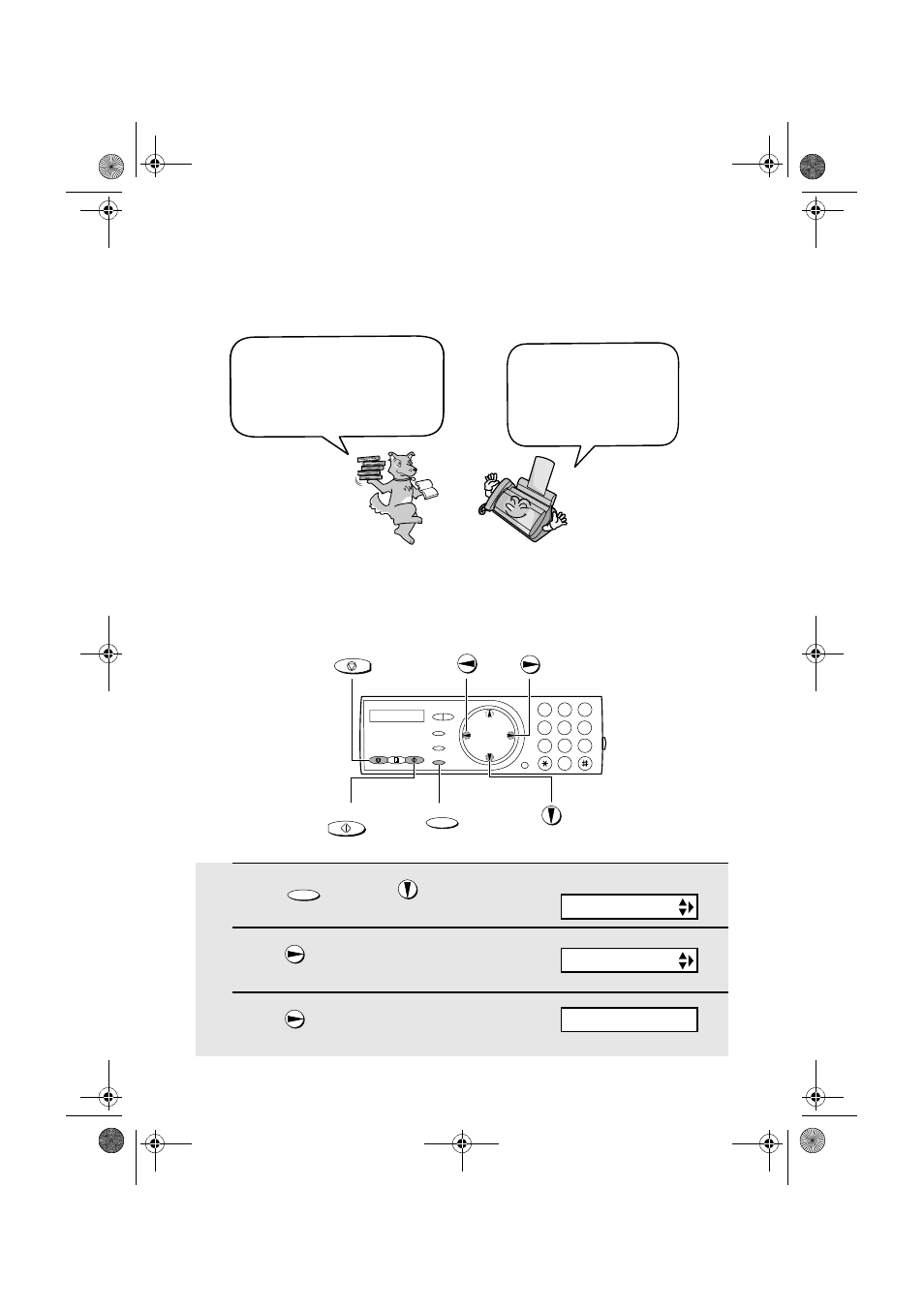Entering your name and fax number | West Bend Back to Basics UX-CC500 User Manual | Page 28 / 139