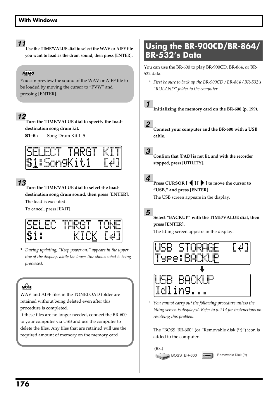 Using the br-900cd/br-864/ br-532’s data, Re v0.10 | Boss Audio Systems BR-600 User Manual | Page 176 / 228
