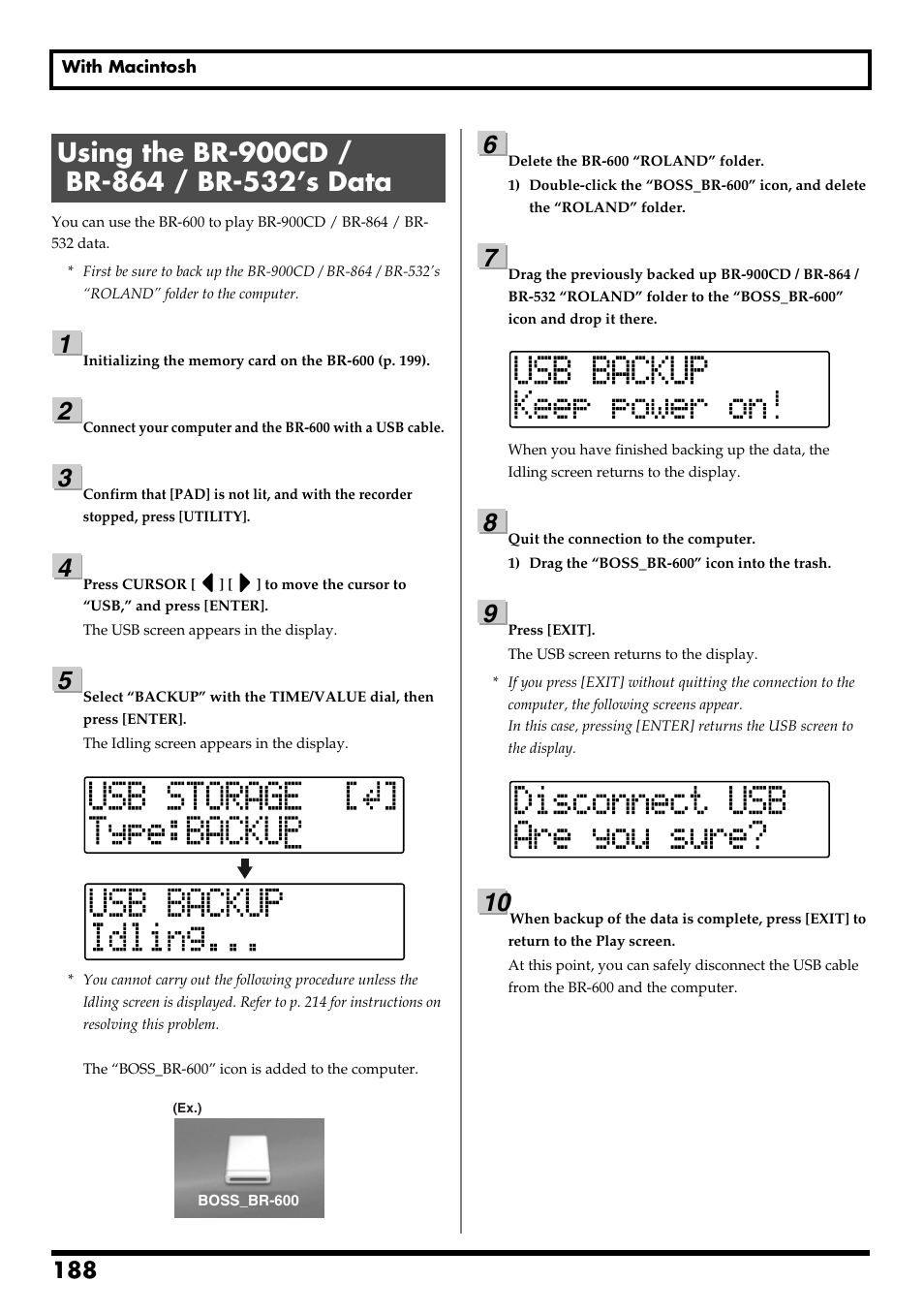 Using the br-900cd / br-864 / br-532’s data, Re v0.10 | Boss Audio Systems BR-600 User Manual | Page 188 / 228
