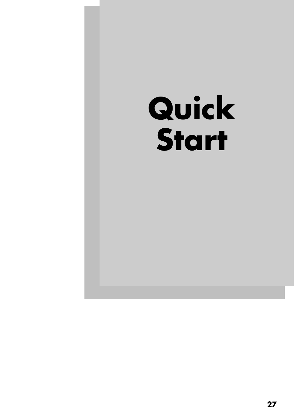 Quick start | Boss Audio Systems BR-600 User Manual | Page 27 / 228