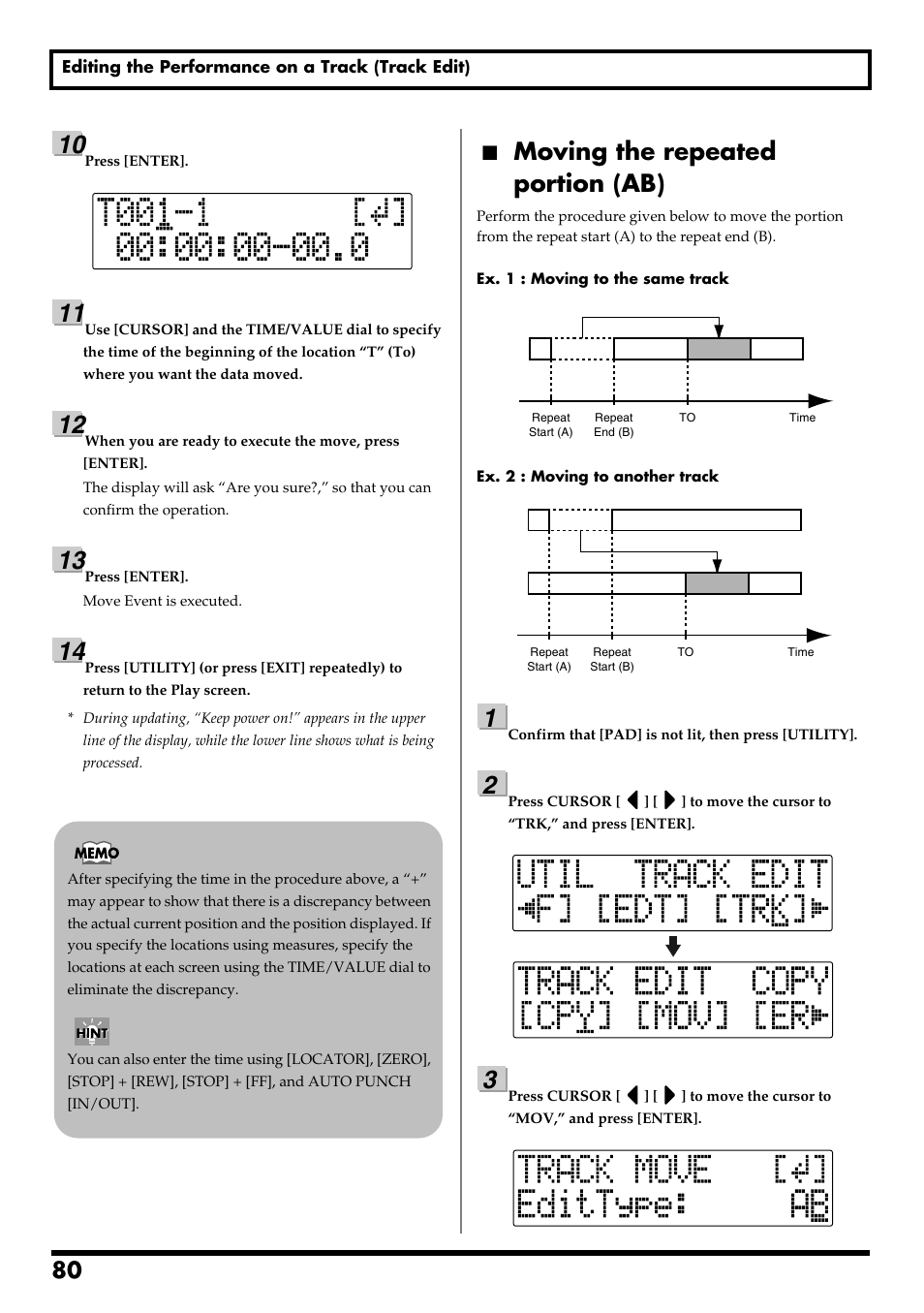 Moving the repeated portion (ab), Re v0.10 | Boss Audio Systems BR-600 User Manual | Page 80 / 228