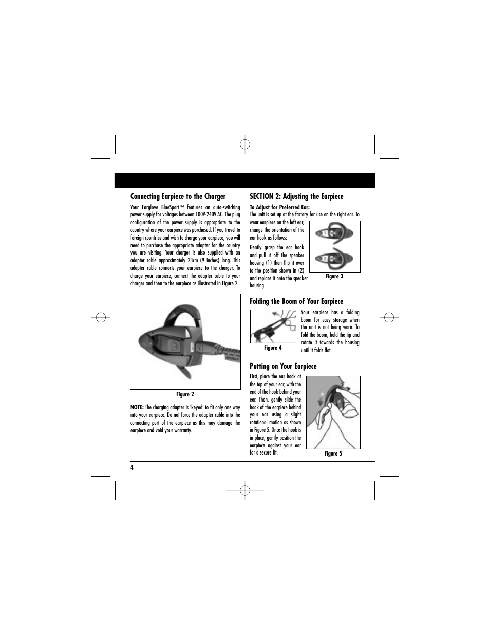 Body Glove Earglove BlueSport User Manual | Page 4 / 8