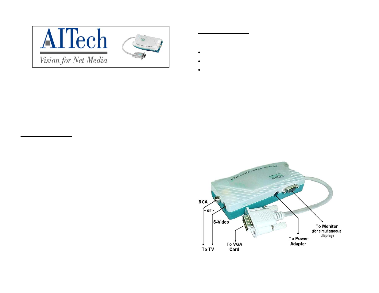 AItech MaxView Cinema Kit User Manual | 11 pages