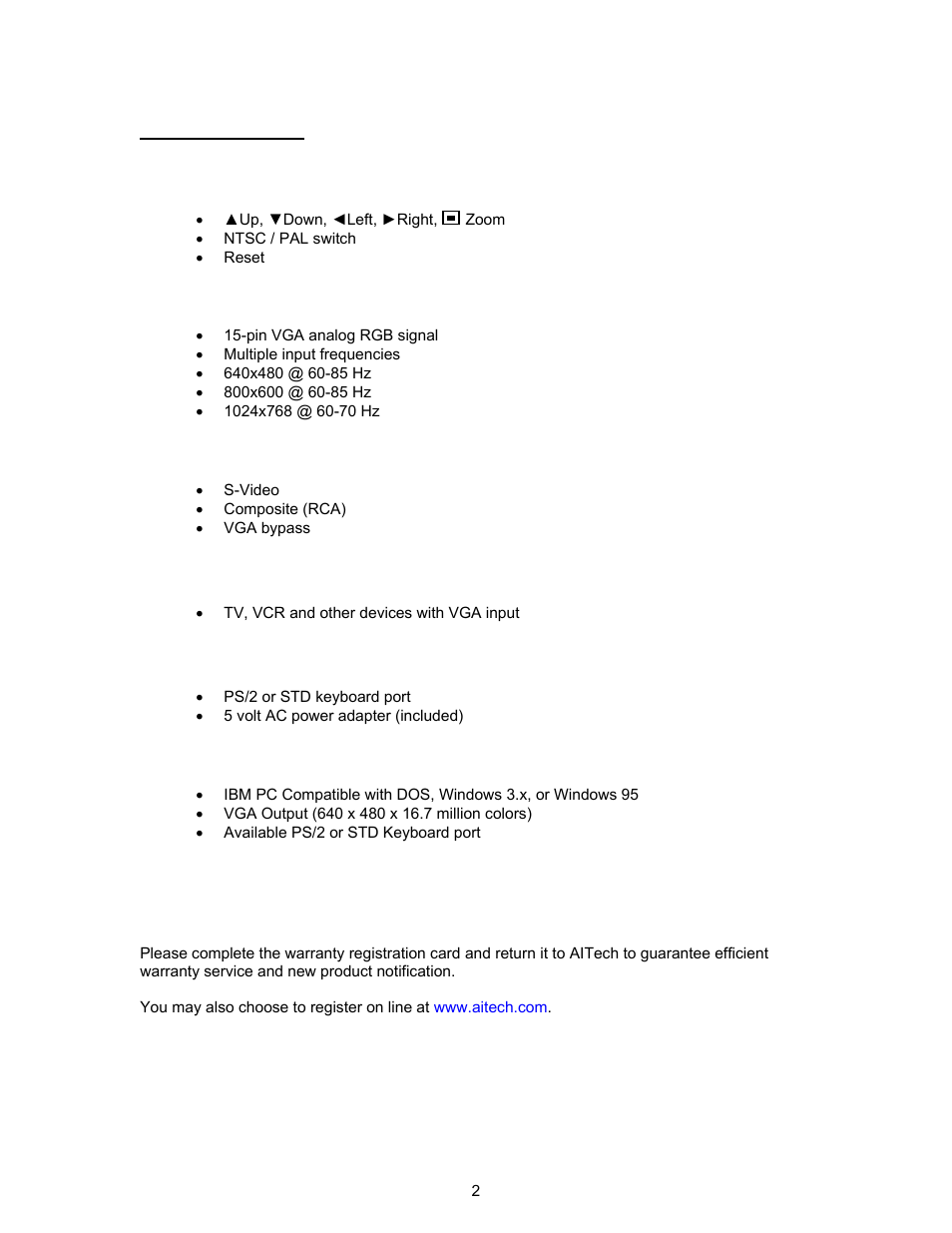 AItech Web Cable Plus User Manual | Page 5 / 10