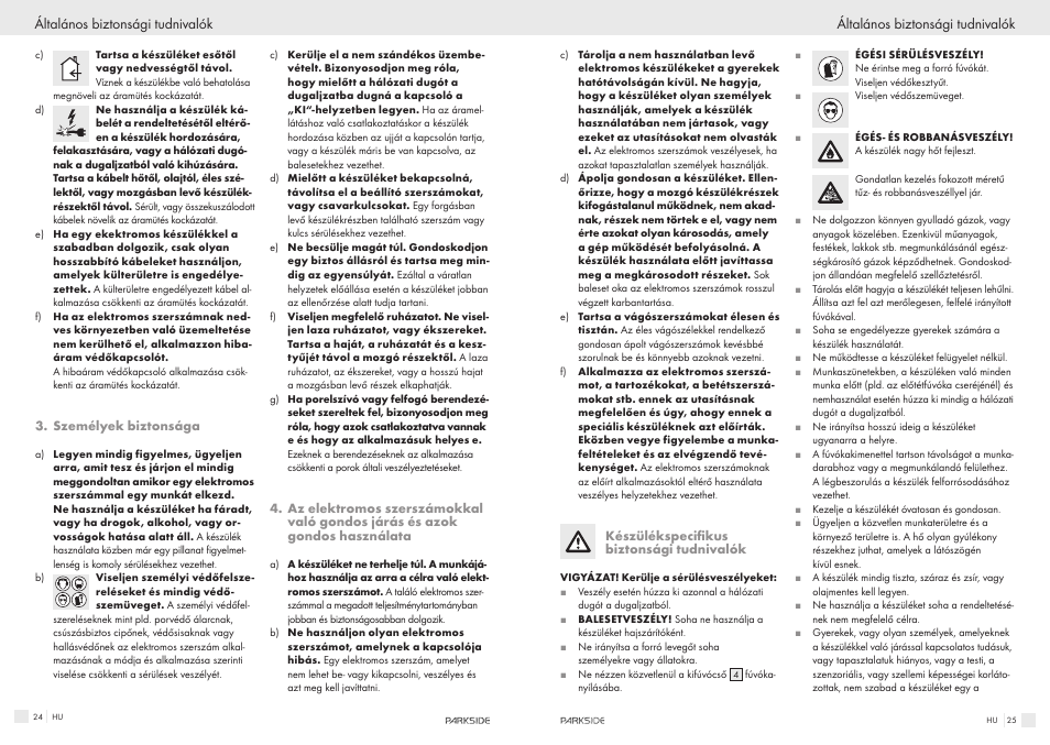Parkside PHLG600 User Manual | Page 13 / 35