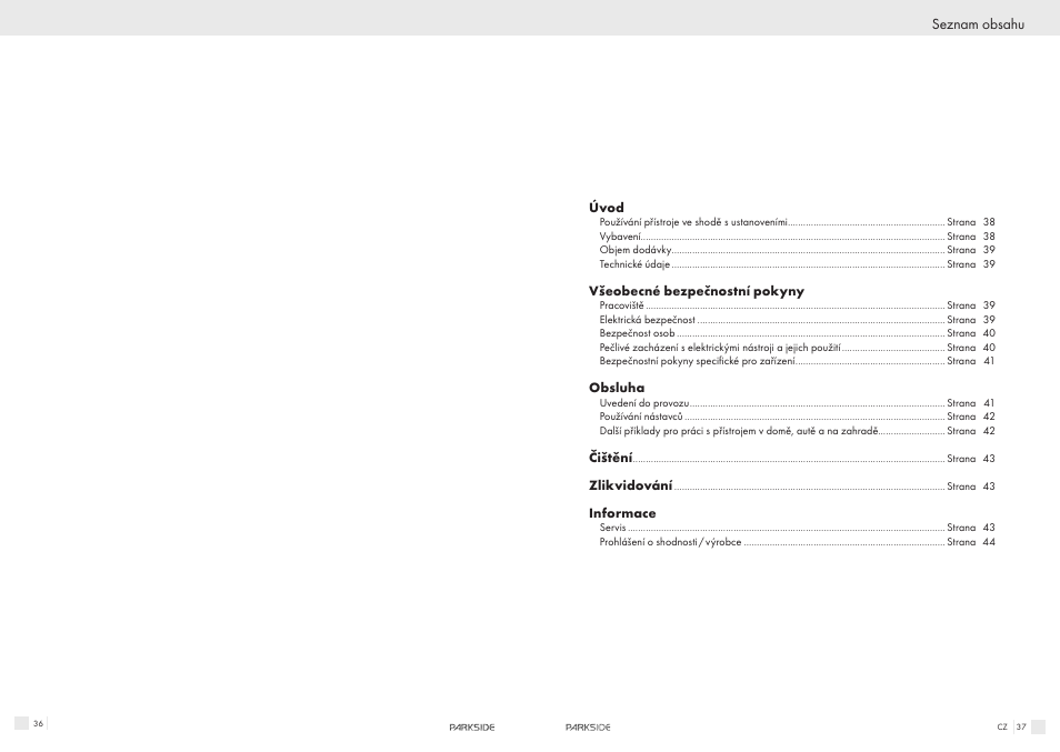 Parkside PHLG600 User Manual | Page 19 / 35