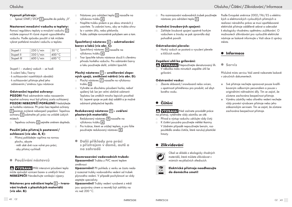 Parkside PHLG600 User Manual | Page 22 / 35