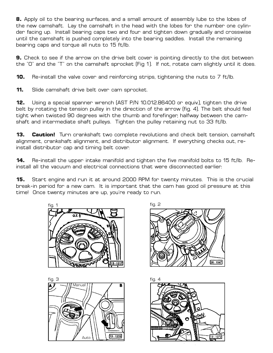 Autotech 10.109.01.109 270 Sport Hydraulic Lifter Camshaft, Mk1, Mk2, Mk3 8V & Corrado G60 User Manual | Page 5 / 6