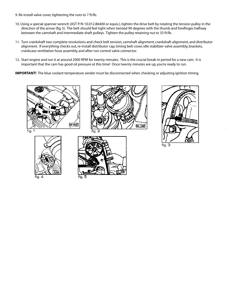 Autotech 10.109.420 260 Sport Hydraulic Lifter Camshaft, Mk1, Mk2, Mk3 8V & Corrado G60 User Manual | Page 2 / 3