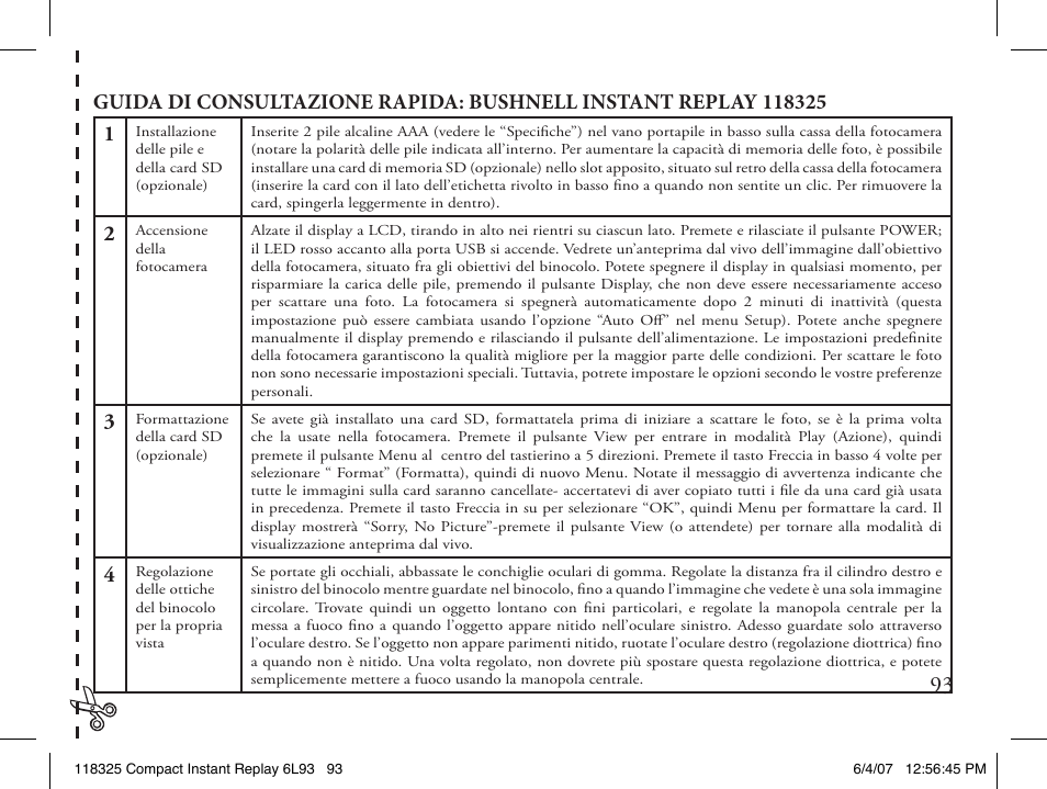 Bushnell 118325 User Manual | Page 93 / 138