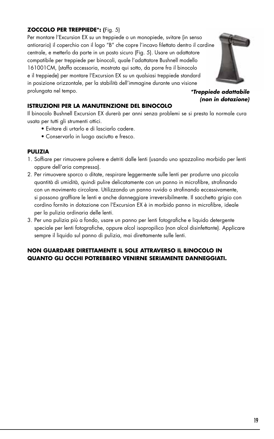 Bushnell Excursion EX User Manual | Page 19 / 26