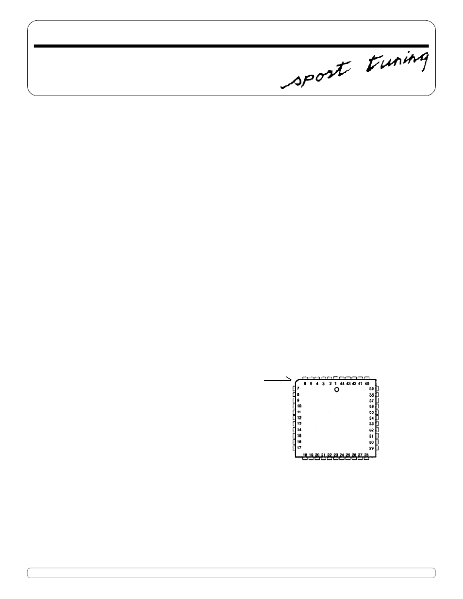 Autotech 10.215.352/363 Q-Chip, Mk3 2.0L & VR6 OBDII User Manual | 1 page