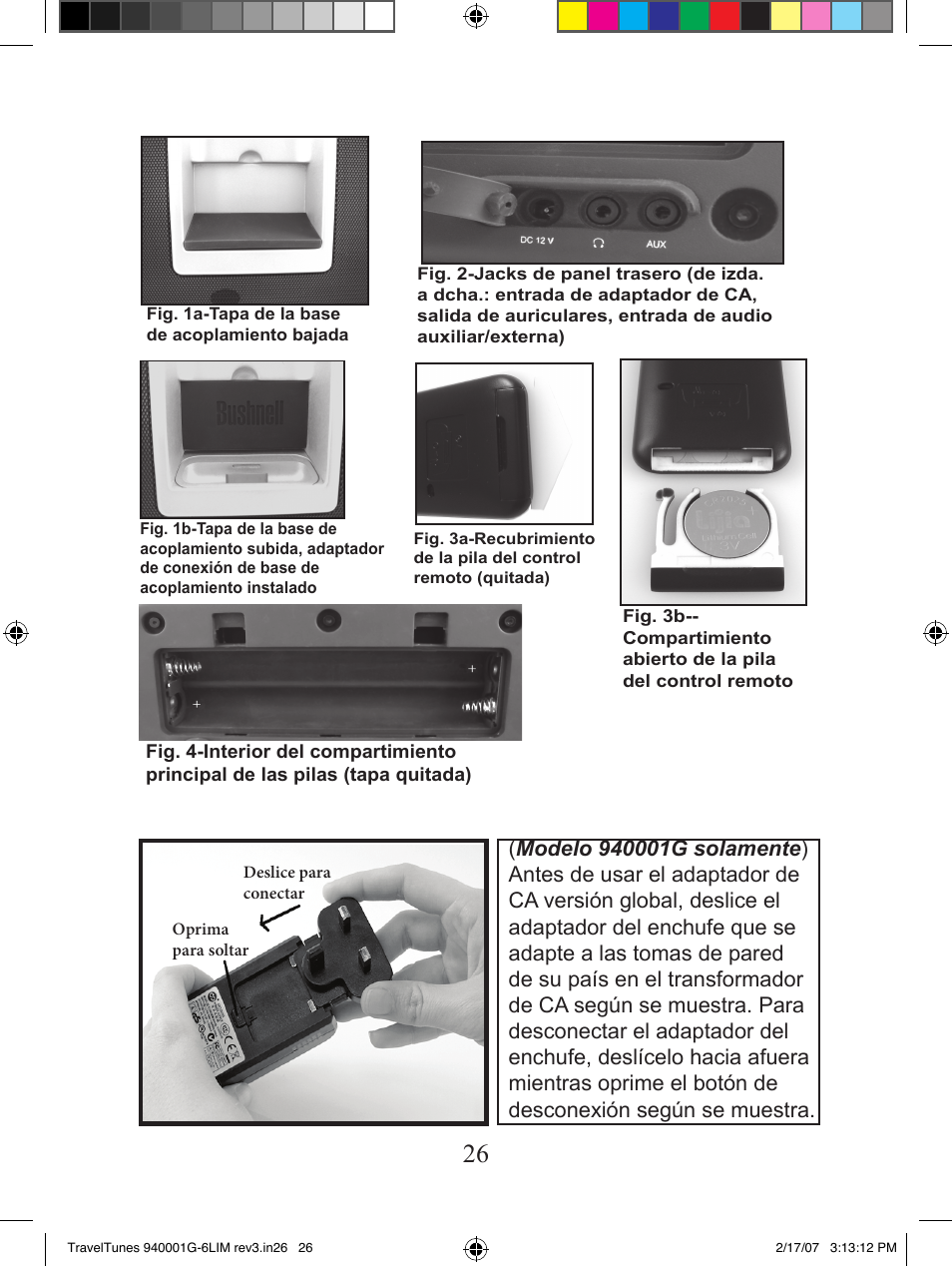 Bushnell 940001AP User Manual | Page 26 / 64