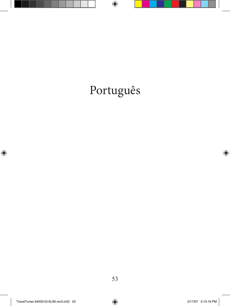 Português | Bushnell 940001AP User Manual | Page 53 / 64