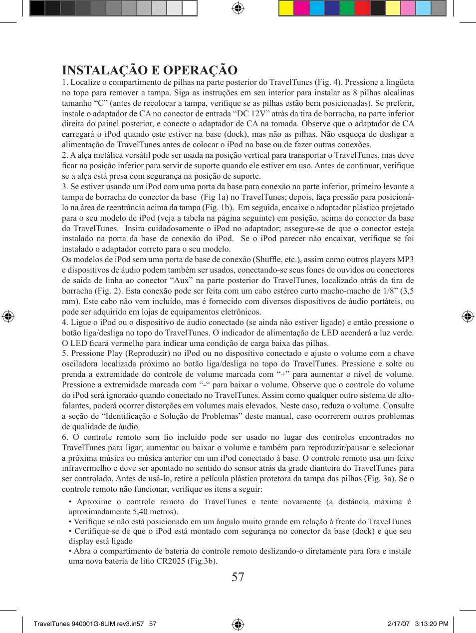 6 7 instalação e operação | Bushnell 940001AP User Manual | Page 57 / 64