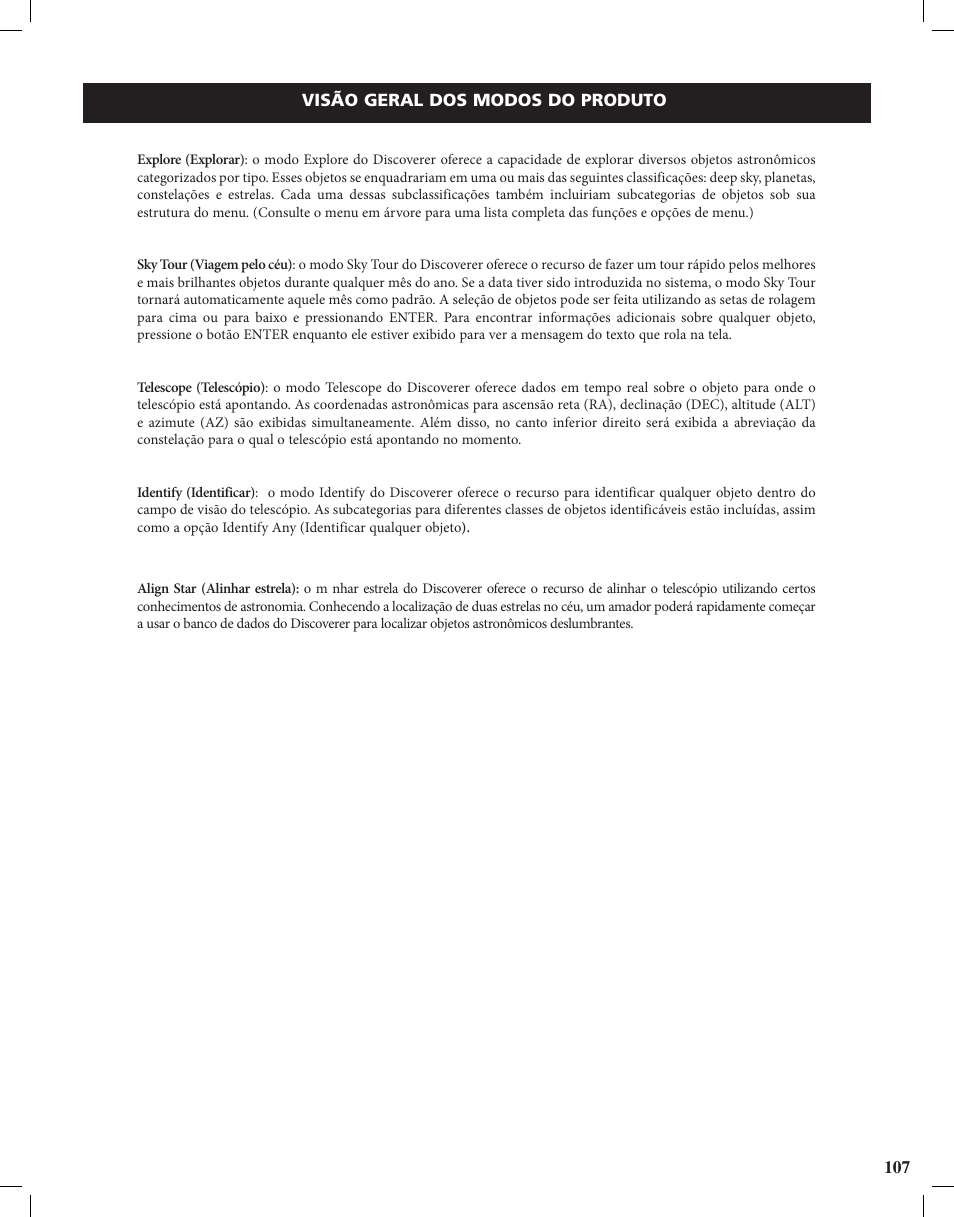 Bushnell Discoverer User Manual | Page 107 / 116