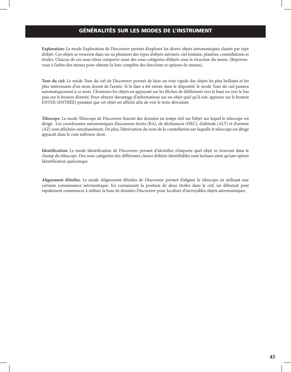 Bushnell Discoverer User Manual | Page 43 / 116