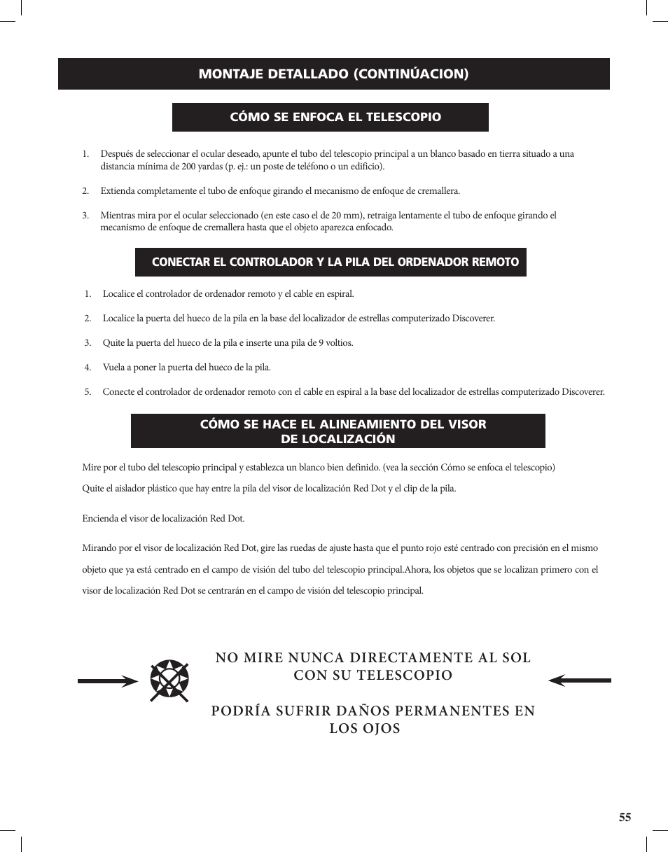 Bushnell Discoverer User Manual | Page 55 / 116