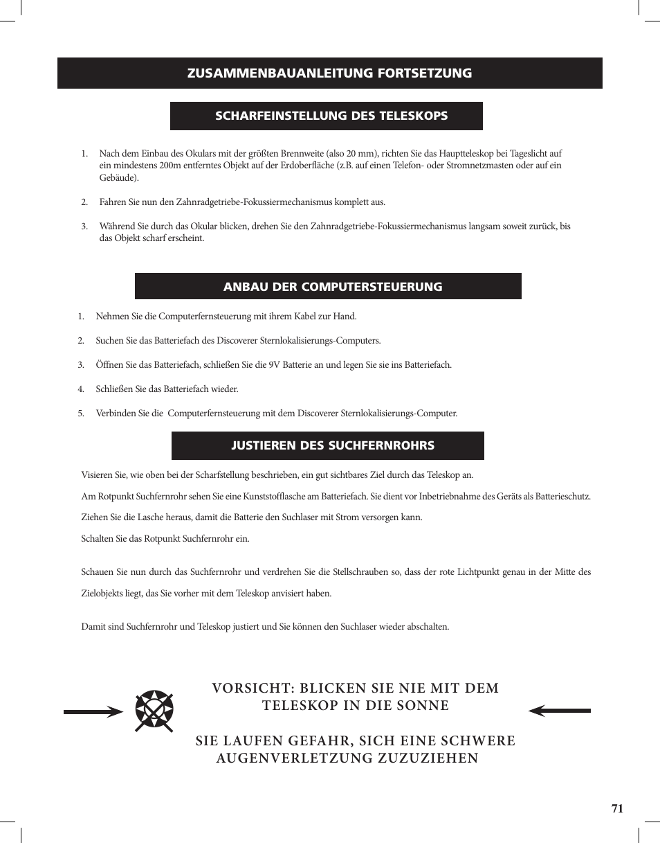 Bushnell Discoverer User Manual | Page 71 / 116