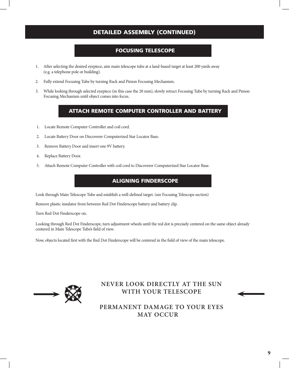 Bushnell Discoverer User Manual | Page 9 / 116