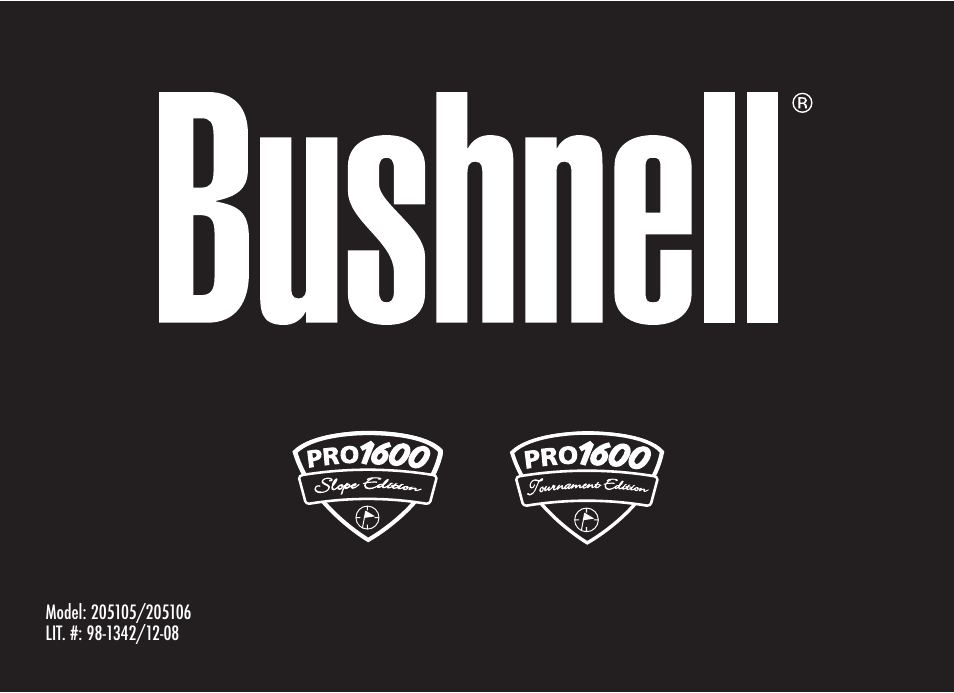 Bushnell 20 5106 User Manual | 88 pages