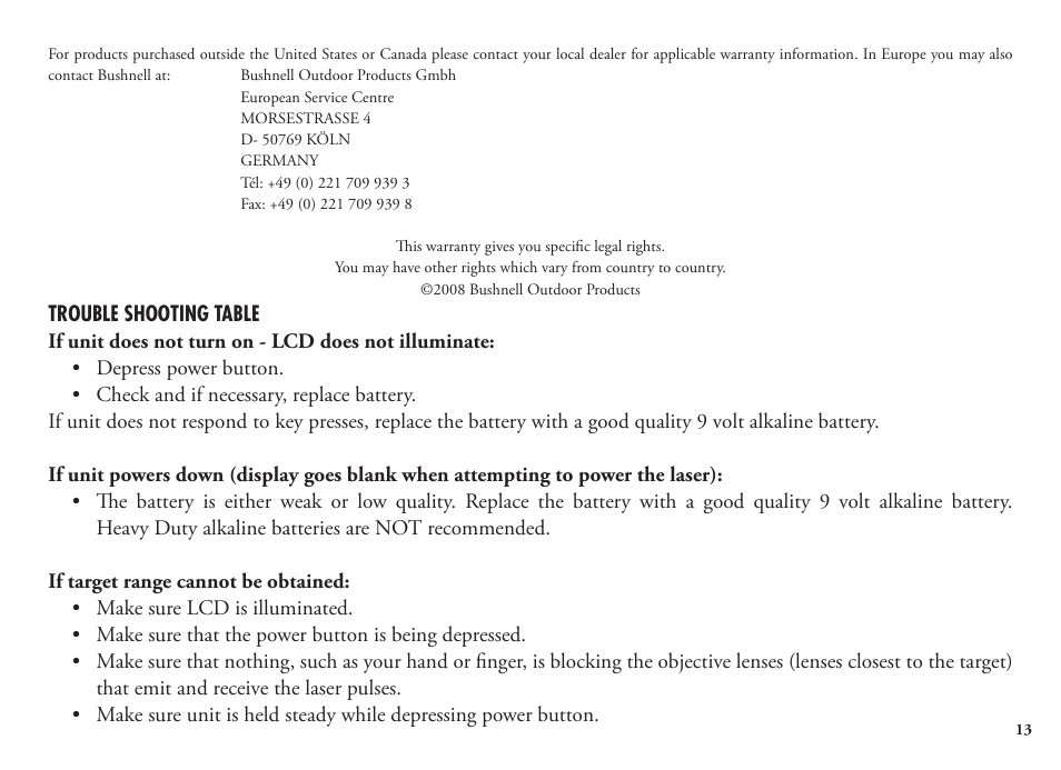Bushnell 20 5106 User Manual | Page 15 / 88