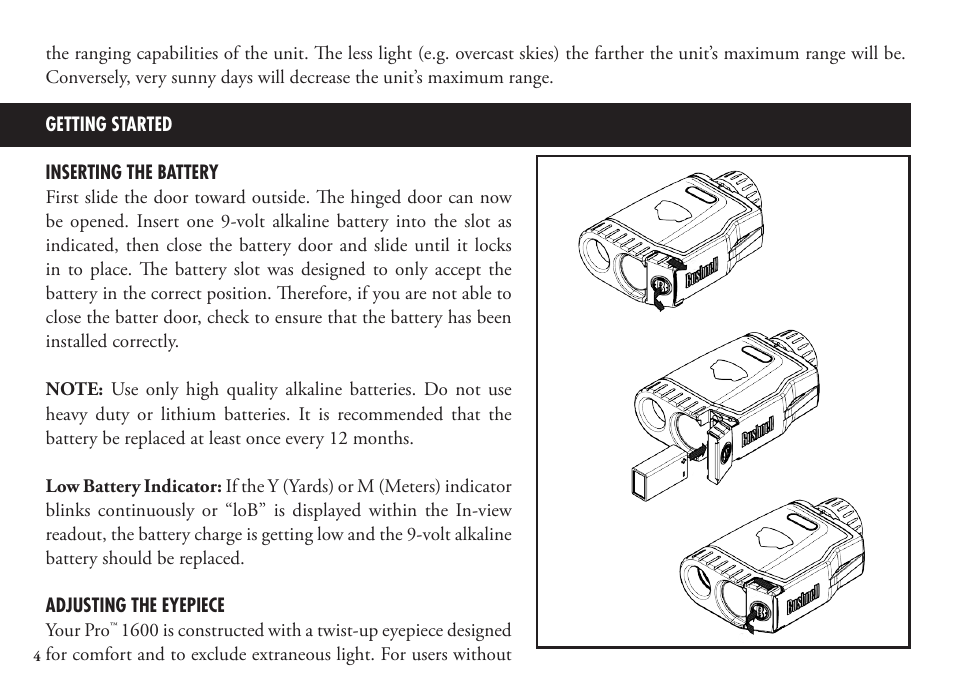 Bushnell 20 5106 User Manual | Page 6 / 88