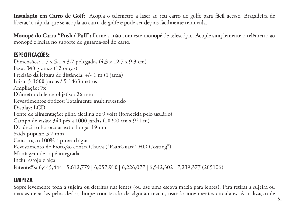 Bushnell 20 5106 User Manual | Page 83 / 88