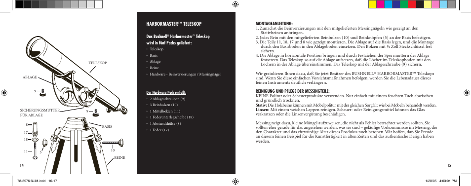 Bushnell HARBORMASTER 78-3576 User Manual | Page 9 / 15