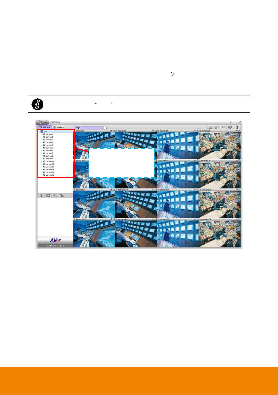 4 monitor the nvr/dvr server, Monitor the nvr/dvr server | AVer CM5000 User Manual | Page 16 / 157