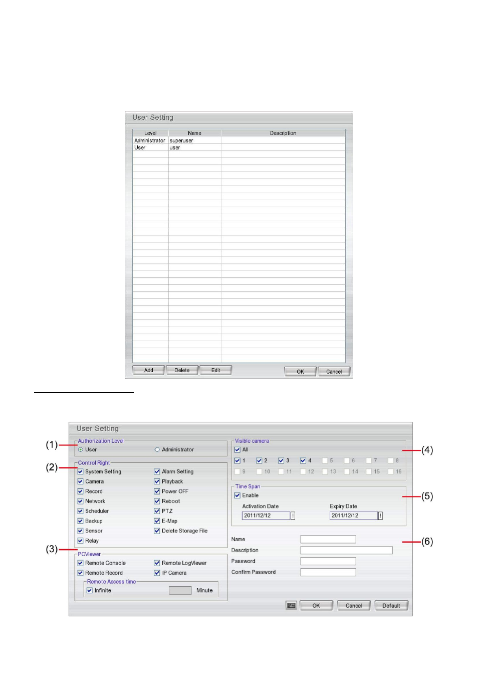 User setup, 10 user setup | AVer EXR6004-Mini user manual User Manual | Page 58 / 99
