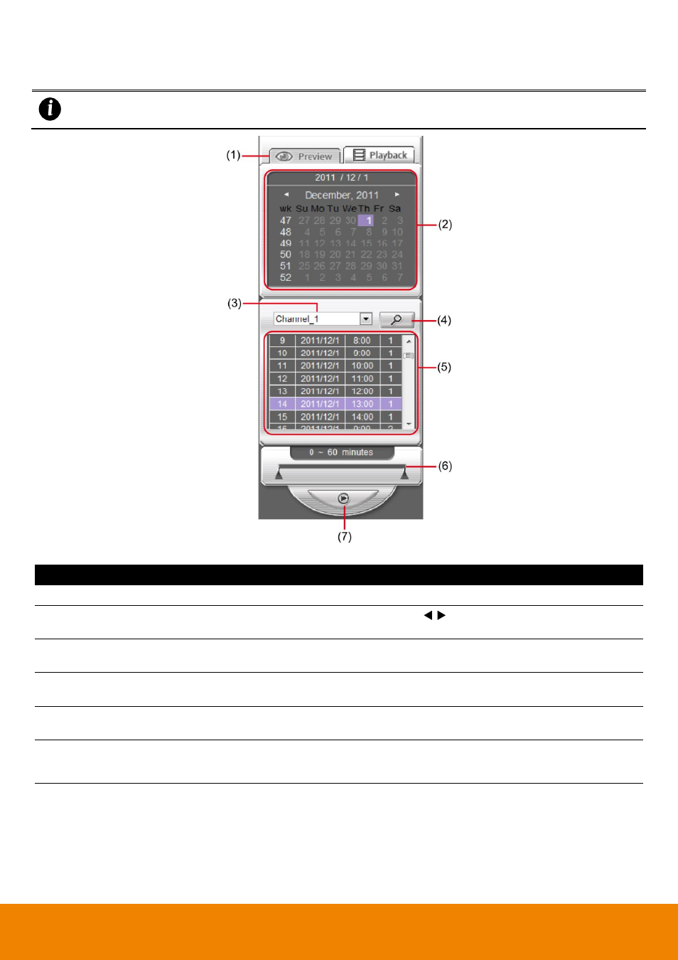 Playback mode control panel, 3 playback mode control panel | AVer EH11116H-4 series user manual User Manual | Page 120 / 159