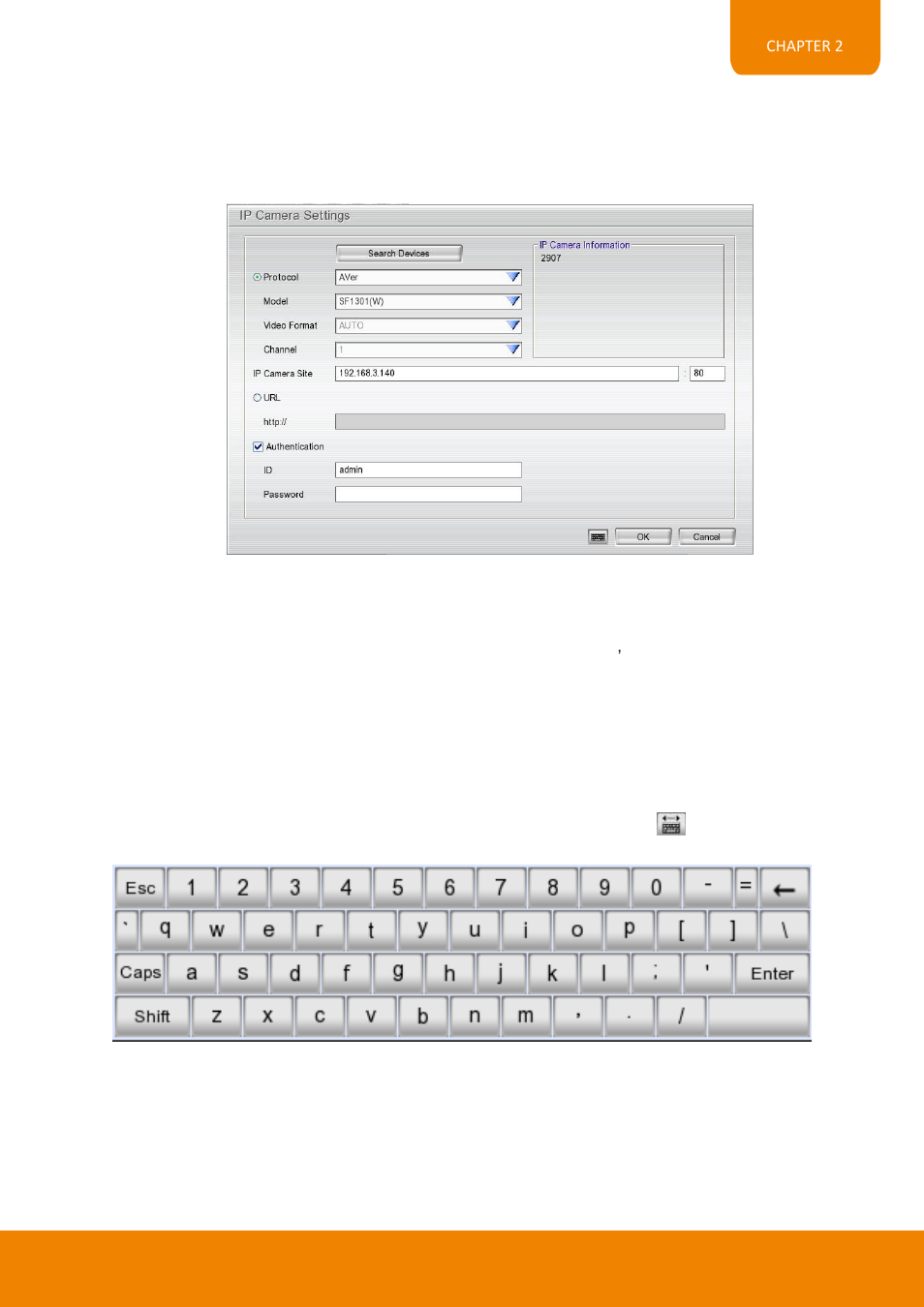 Using the virtual keyboard, 2 using the virtual keyboard | AVer EH11116H-4 series user manual User Manual | Page 45 / 159