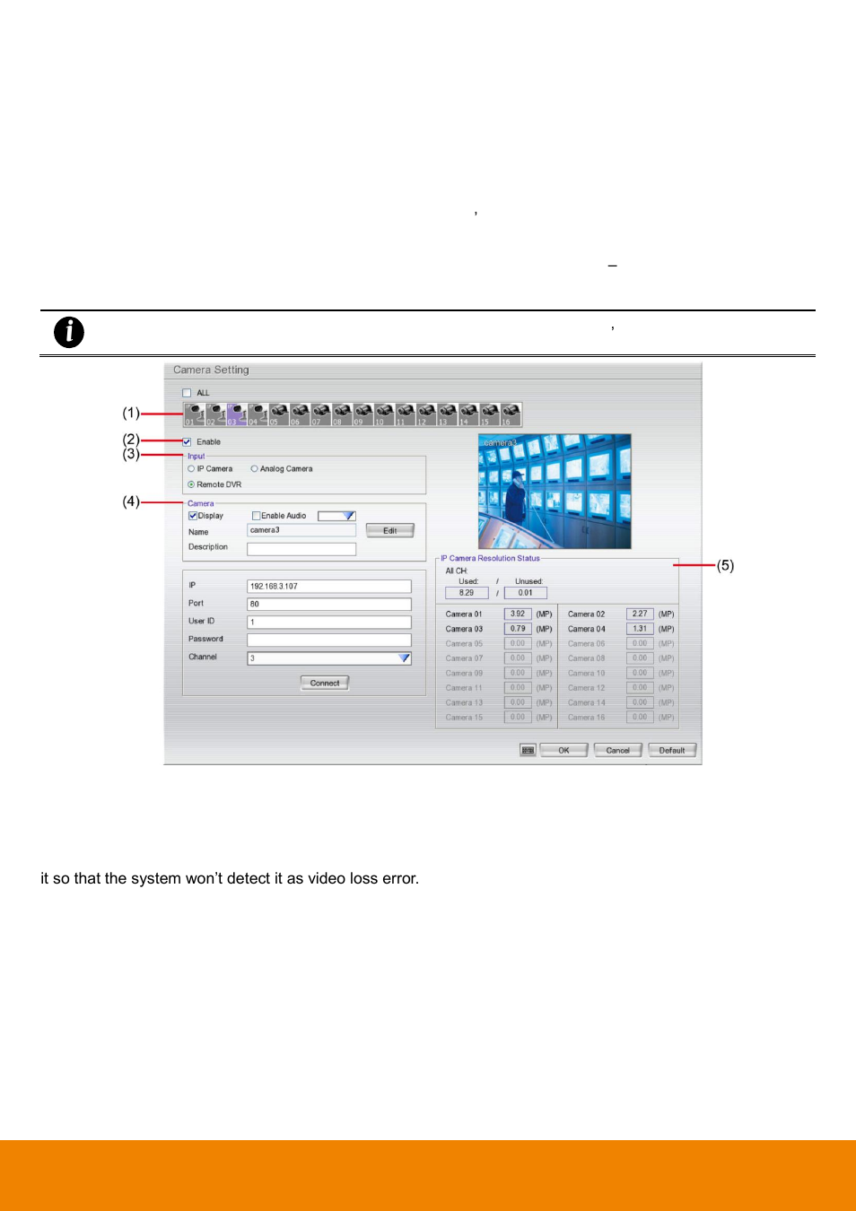 To setup camera from the remote dvr(flexible mode) | AVer EH11116H-4 series user manual User Manual | Page 84 / 159