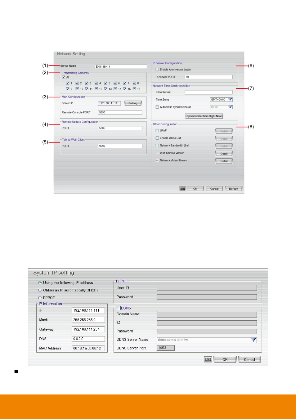 Network setup, 4 network setup | AVer EH11116H-4 series user manual User Manual | Page 90 / 159