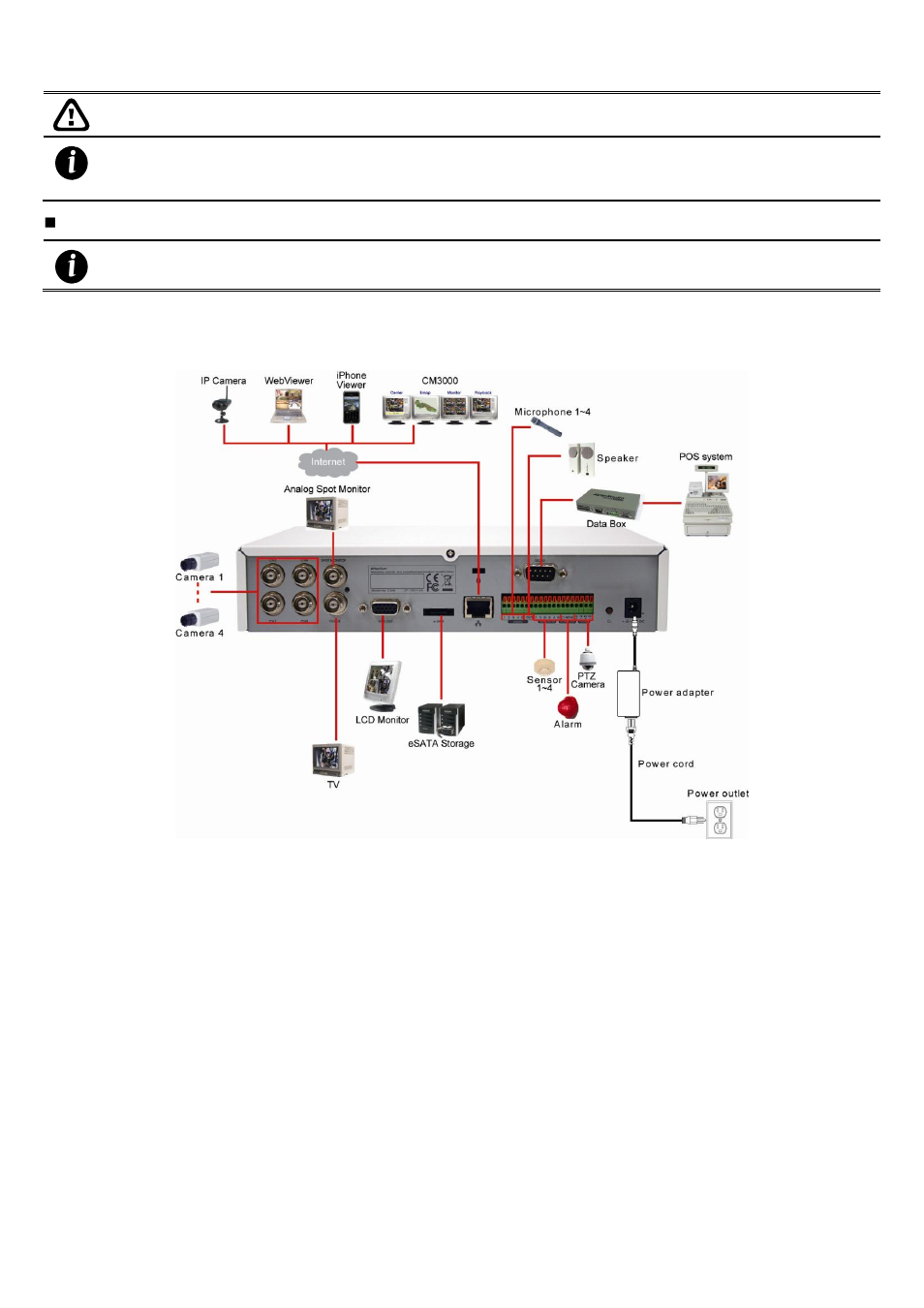 Connecting devices, 2 connecting devices | AVer EH1116H-4 Nano user manual User Manual | Page 16 / 125