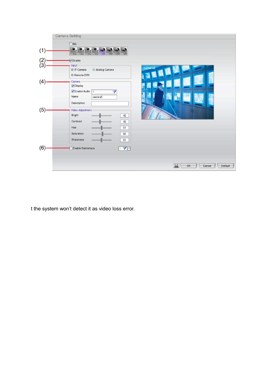To setup analog camera, 2 to setup analog camera | AVer EH1116H-4 Nano user manual User Manual | Page 49 / 125