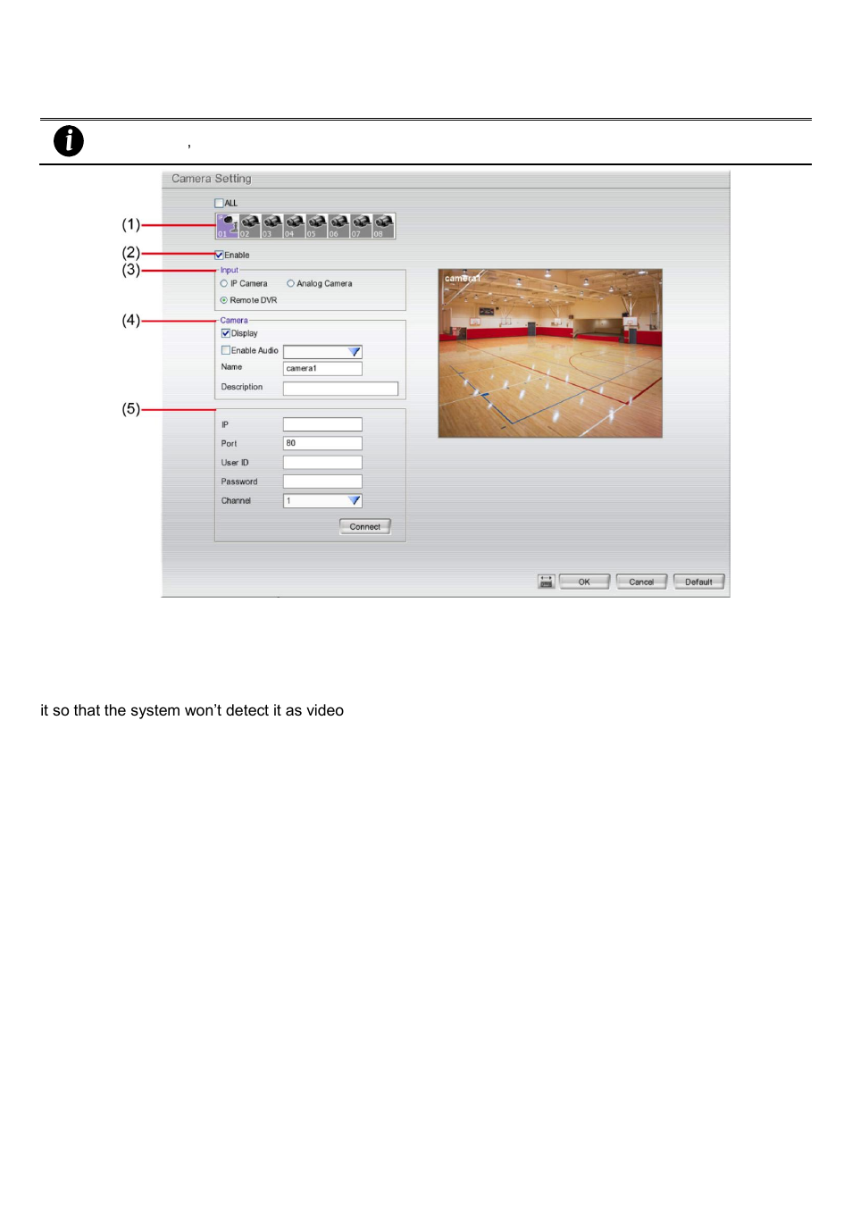 To setup camera from the remote dvr, 3 to setup camera from the remote dvr | AVer EH1116H-4 Nano user manual User Manual | Page 50 / 125