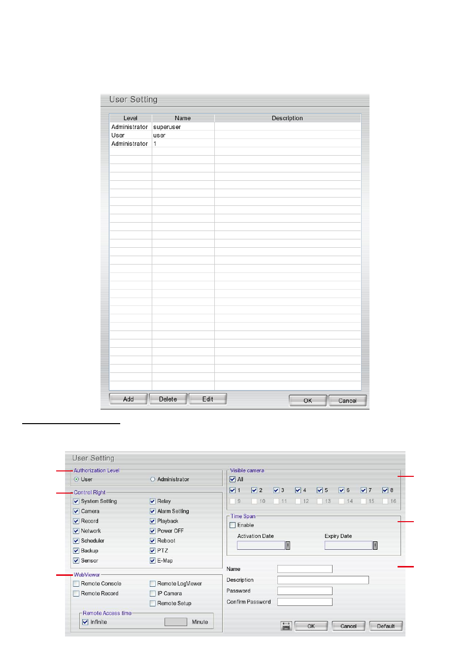 User setup, 11 user setup | AVer EH1116H-4 Nano user manual User Manual | Page 70 / 125